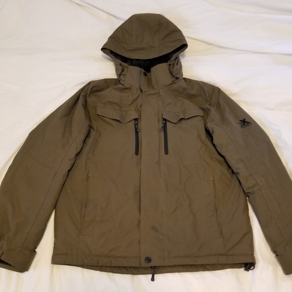 Zeroxposur Dozer Solid Midweight Olive Ski Jacket - image 3